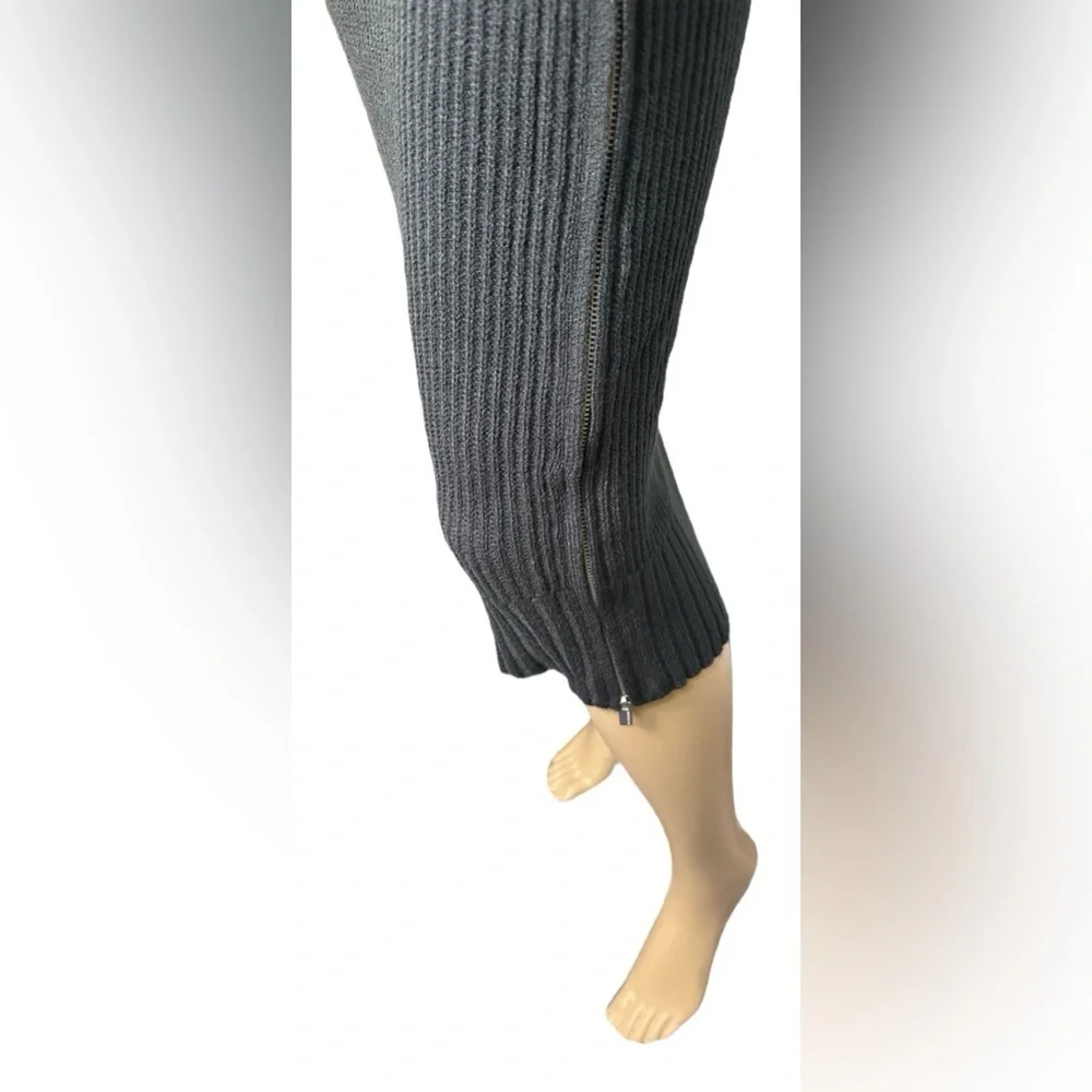CALVIN KLEIN Woman’s Ribbed Long Sleeve Crew Neck Dress NWT Large - Picture 5 of 6